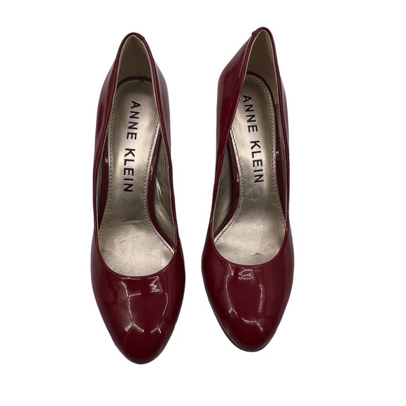 Anne Klein Red Patent Aklolana Heels Size 9 1/2 Women’s - Picture 4 of 8